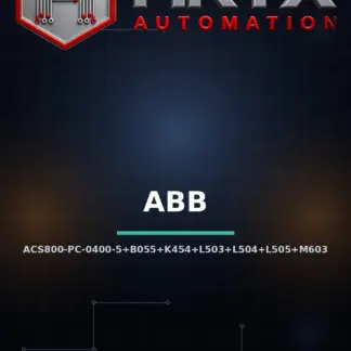 ABB ACS800-PC-0400-5+B055+K454+L503+L504+L505+M603