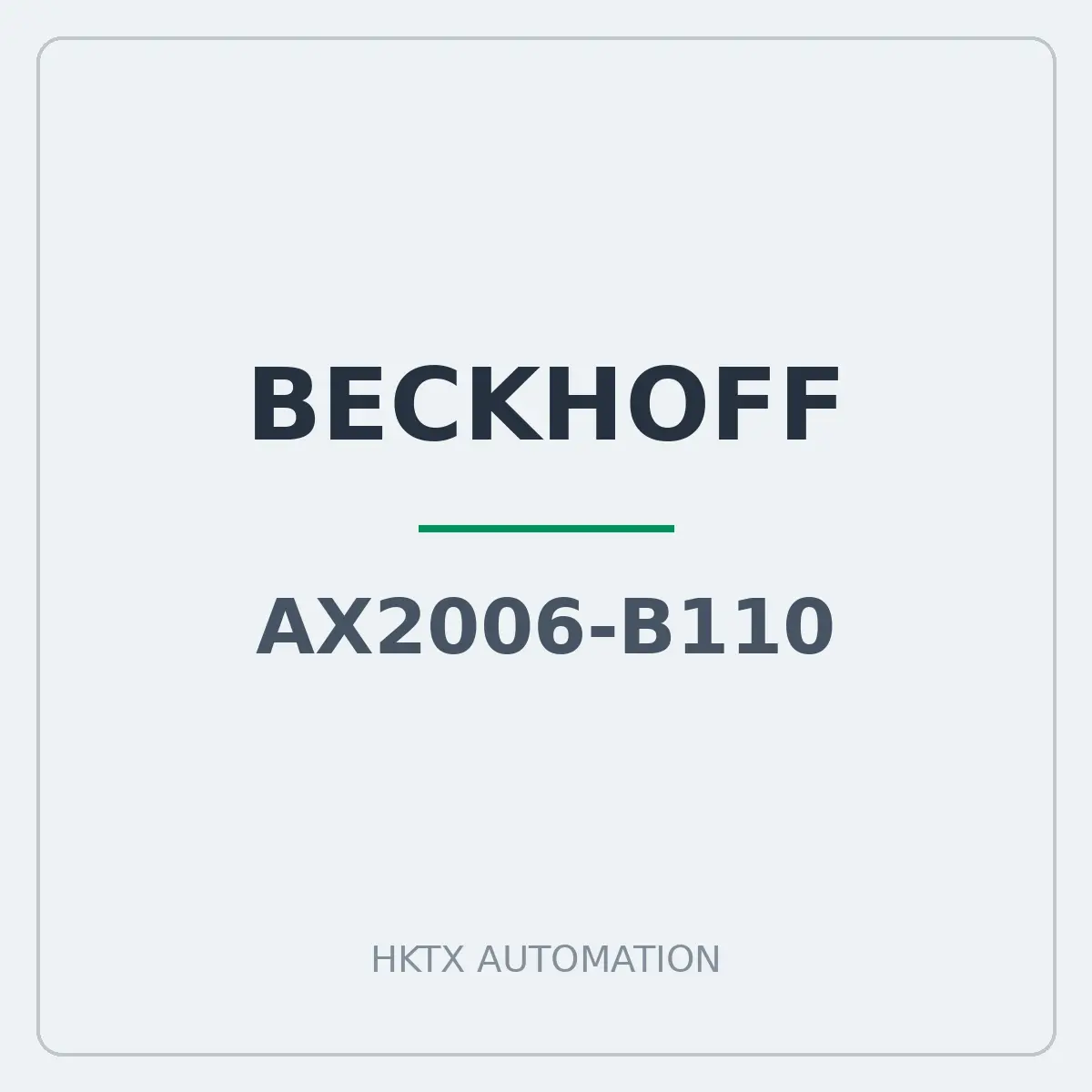 Beckhoff AX2006-B110