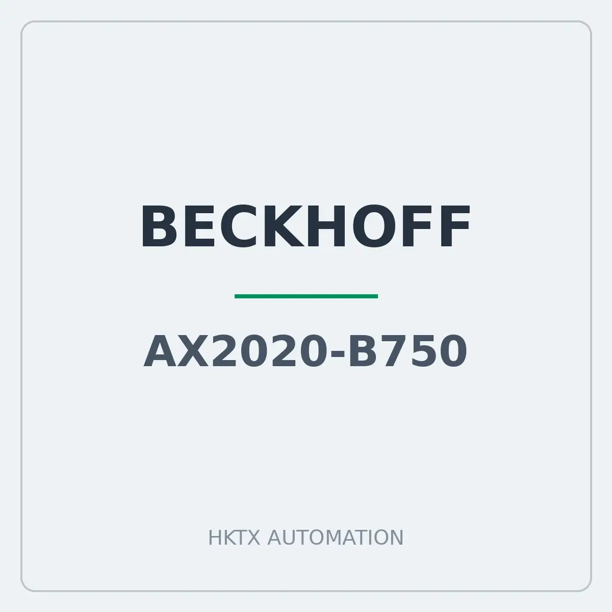 Beckhoff AX2020-B750