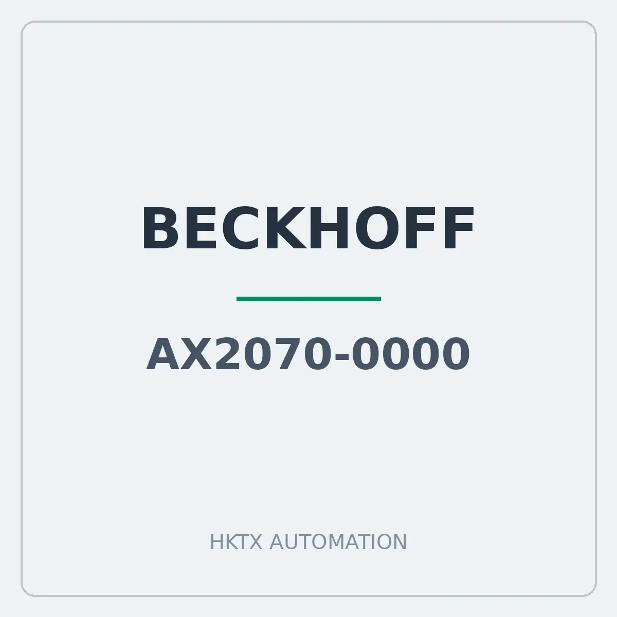 Beckhoff AX2070-0000