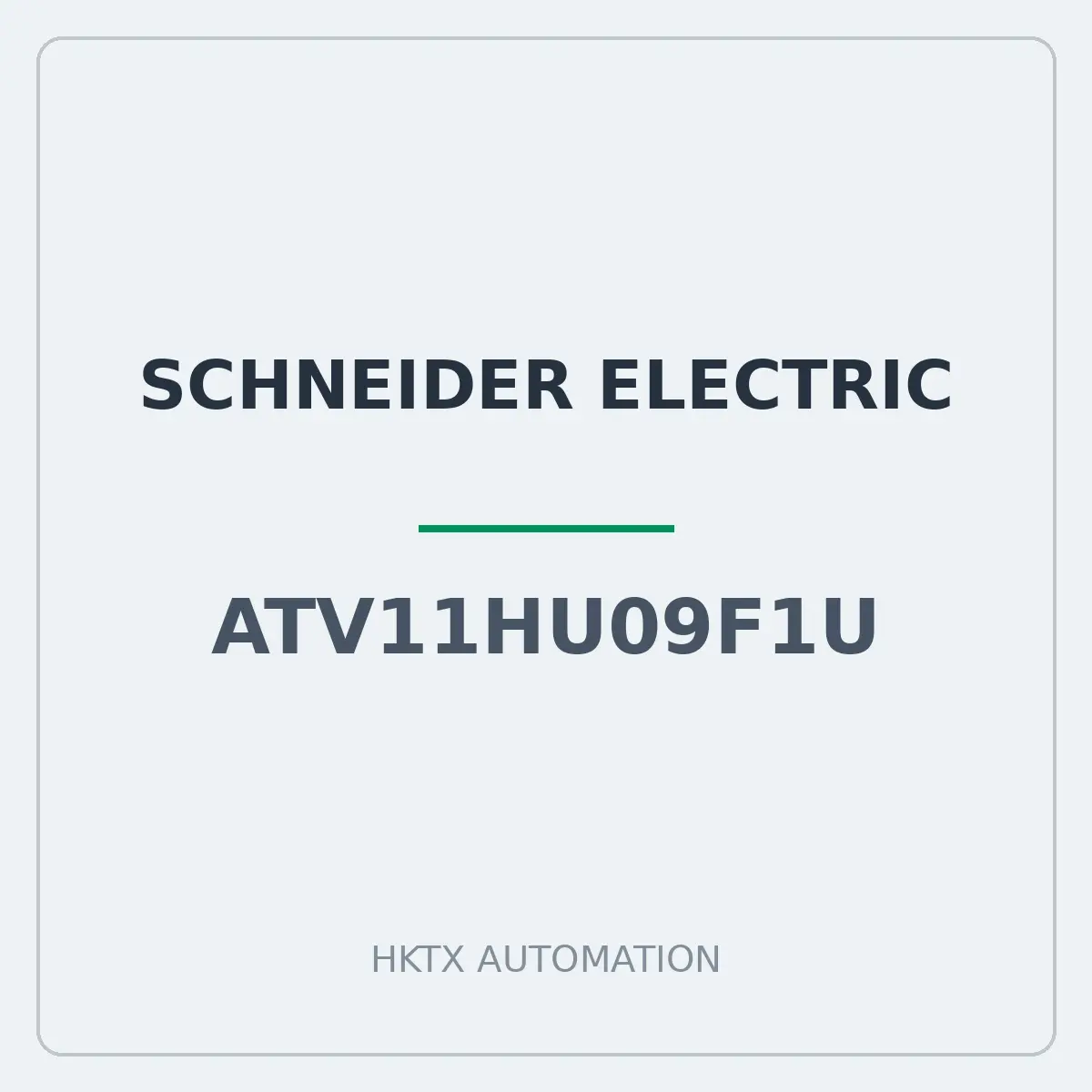 Schneider Electric ATV11HU09F1U
