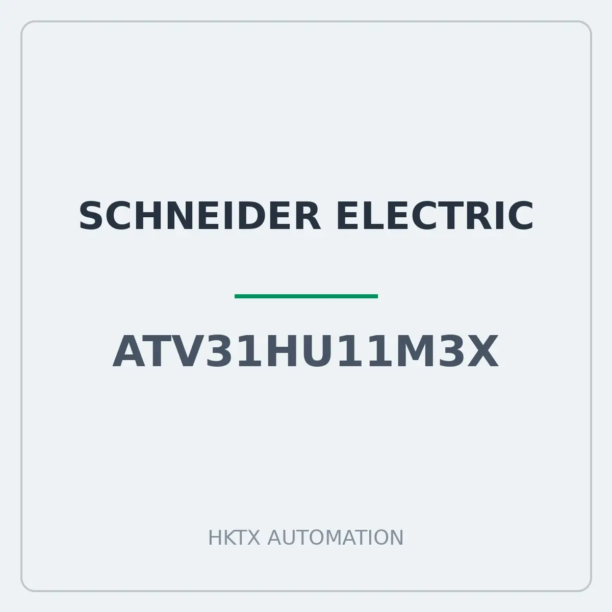 Schneider Electric ATV31HU11M3X