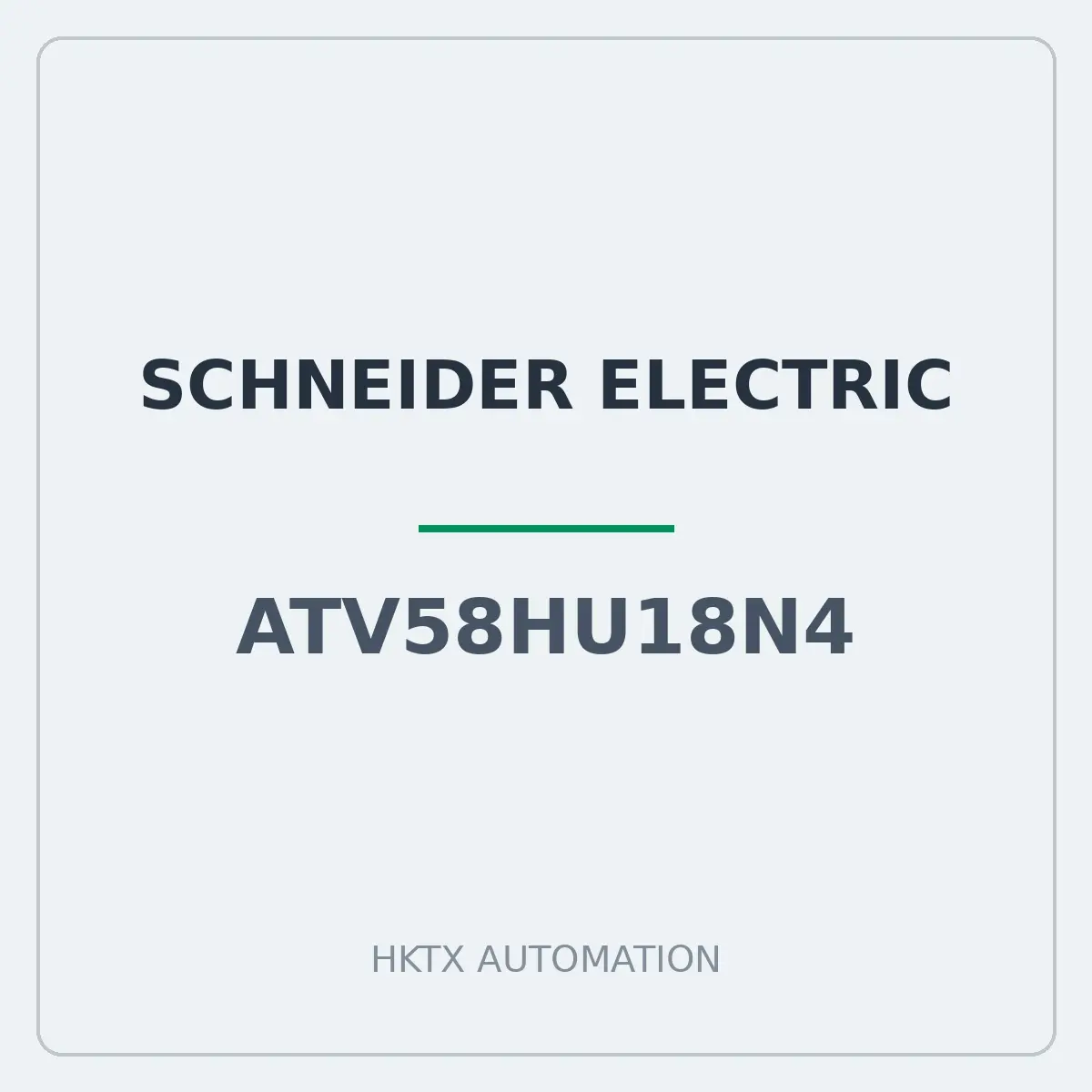 Schneider Electric ATV58HU18N4