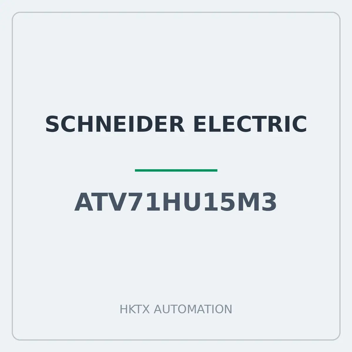 Schneider Electric ATV71HU15M3