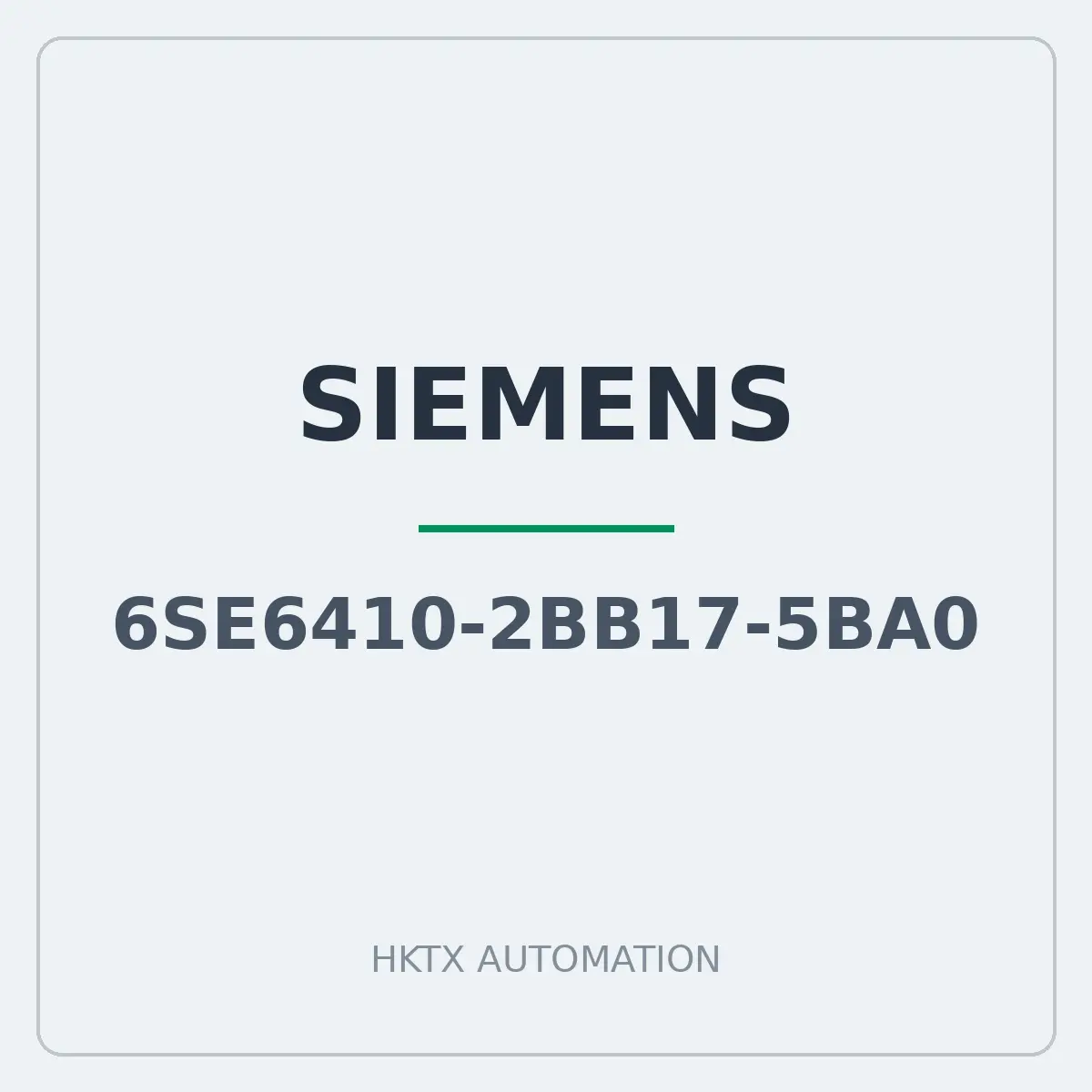 Siemens 6SE6410-2BB17-5BA0