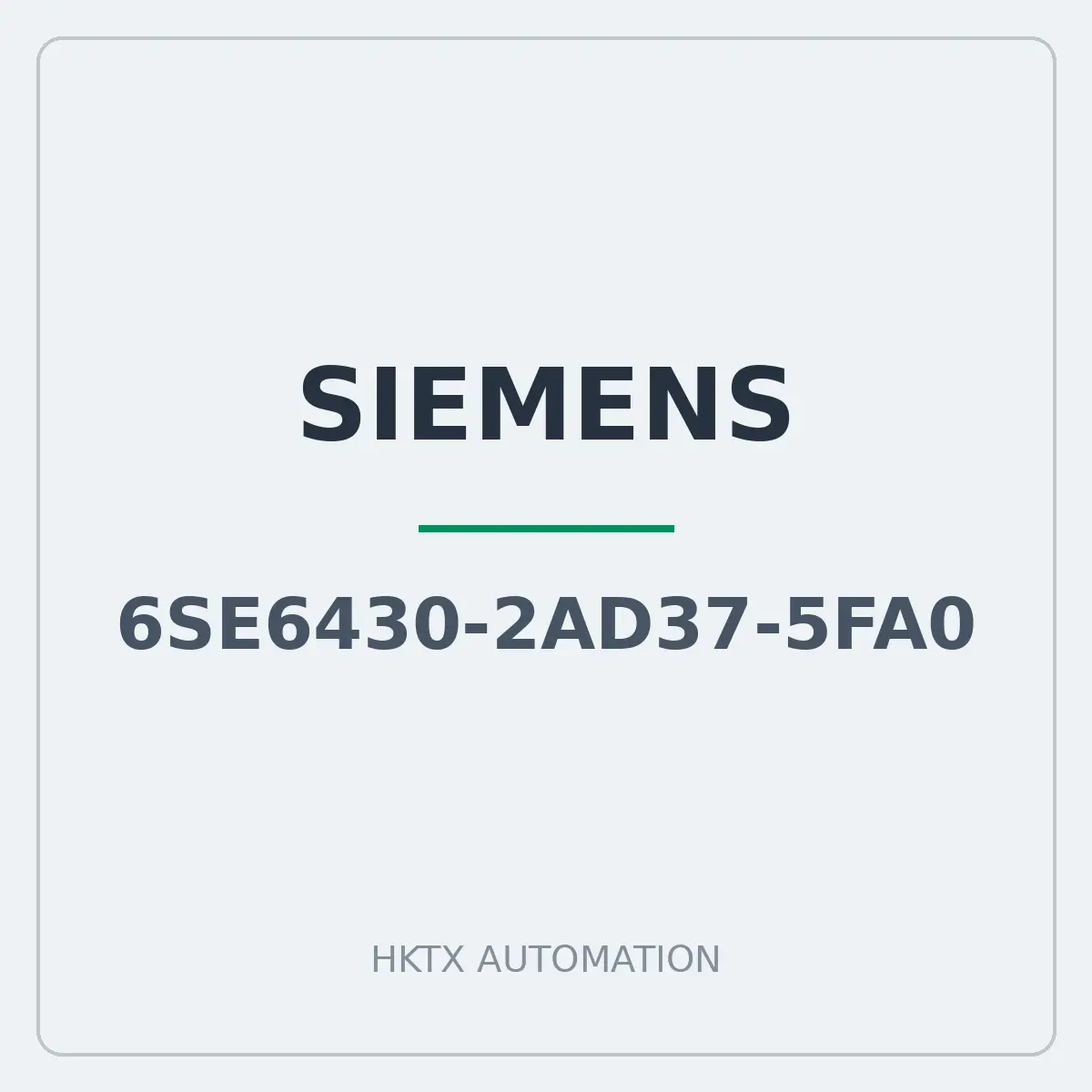 Siemens 6SE6430-2AD37-5FA0